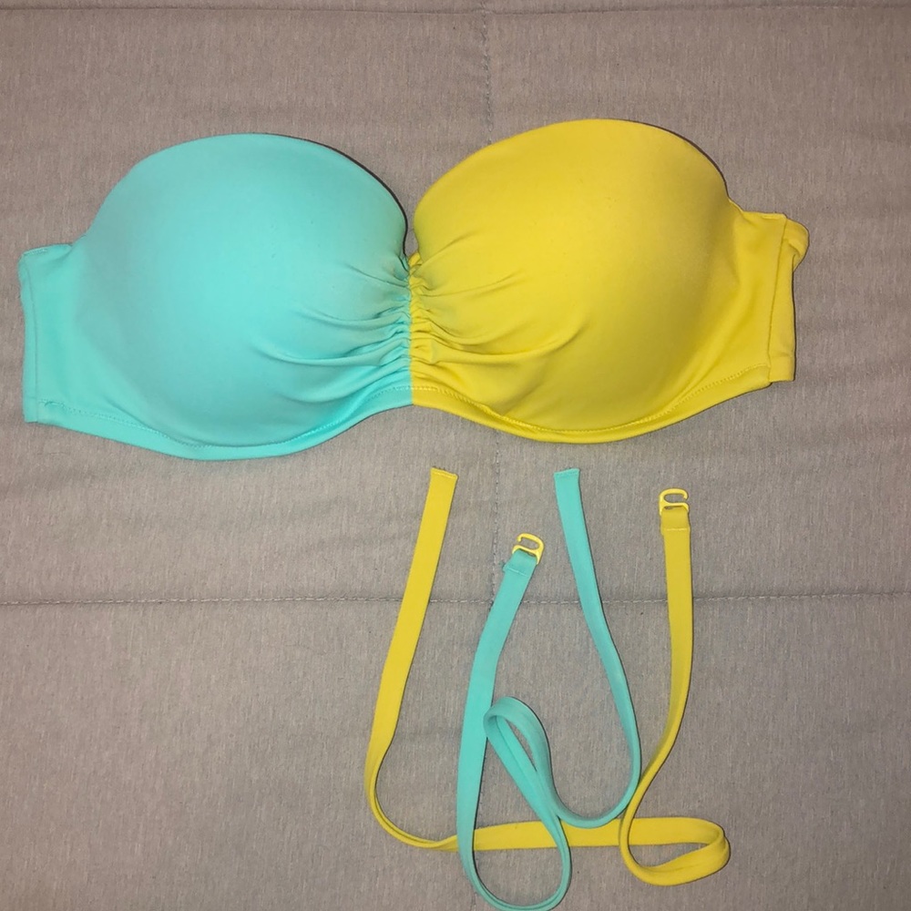 Color Block Victoria’s Secret Bikini Top